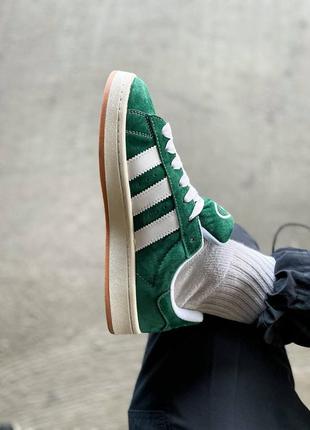 Кроссовки adidas campus 00s "dark green"3 фото