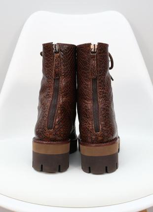 Легкие и удобные кожаные ботинки pasito на стопу 24.5 см7 фото