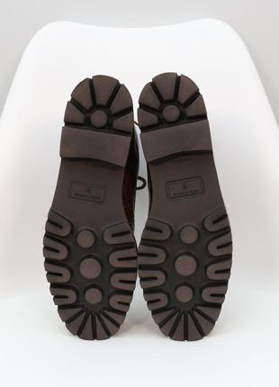 Легкие и удобные кожаные ботинки pasito на стопу 24.5 см9 фото
