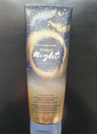 Крем для тіла bath & body works starlit night