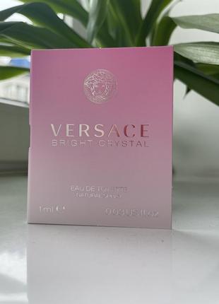 Versace bright crystal туалетна вода для жінок 1 мл.