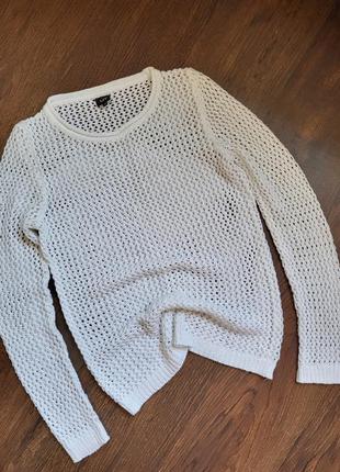 Ажурний  пуловер, джемпер, кофта1 фото