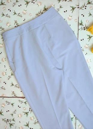 🎁1+1=3 модные зауженные узкие голубые брюки брюки высокая посадка asos, размер 44 - 466 фото