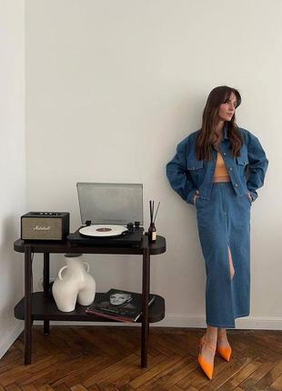 Джинсовый костюм