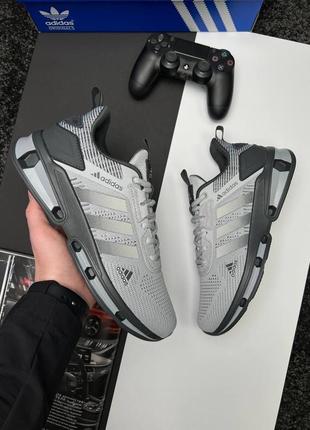 Мужские кроссовки adidas marathon run light gray