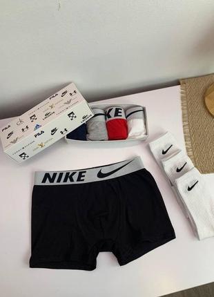 Чоловічі труси nike 5 штук бавовна  ⁇  набір трусів. труси найк