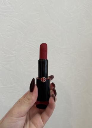 Armani rouge d'armani matte матова помада4 фото