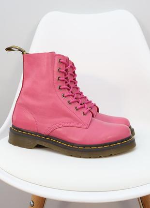 Кожаные ботинки pride martens 1460 I Glitter Blue Coated Glitter 1460 размер 39 (на стопу 25 см)
