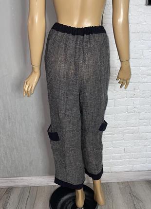 Оригінальні штани в стилі rundholz брюки з приспущеною слонкою3 фото