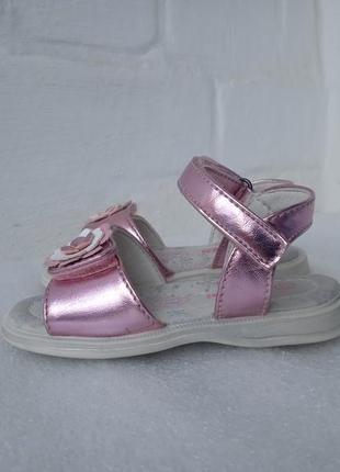 Кожаные детские босоножки сандалии для девочки размер 22 - 232 фото