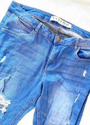 Синие джинсы скинни от denim co3 фото