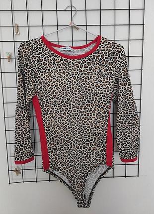 Боди с тигровым принтом