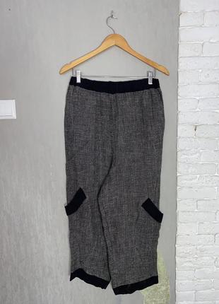 Оригинальные брюки в стиле rundholz брюки с приспущенной слонкой4 фото