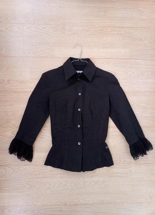 Итальянская блузка рубашка женская oppio jeans, xs 34