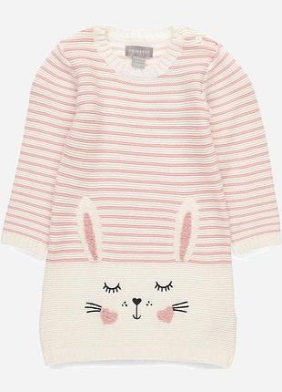 Дитяче в'язане тепле плаття для дівчинки primark