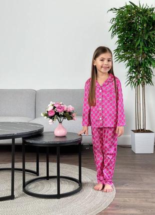 Детская пижама розовая