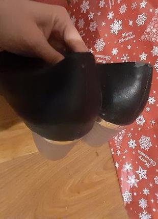 Жіночі повсякденні чорні туфлі з бантиками 38 р4 фото
