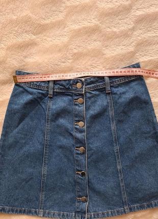 Брендовая джинсовая юбка6 фото