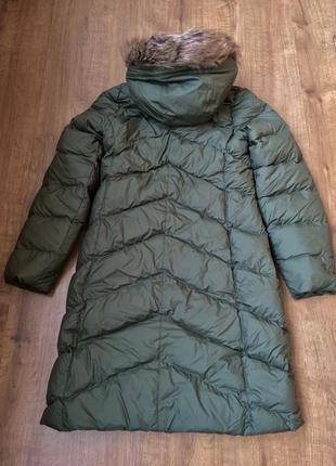 Marmot оригинал! зимнее пуховое пальто. пуховик куртка парка женская columbia3 фото