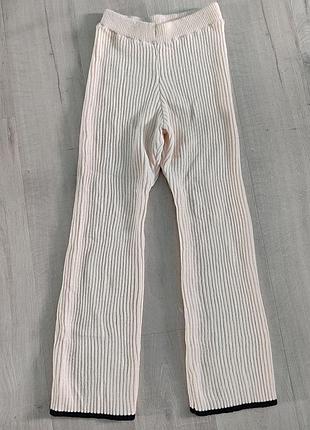 Брюки палаццо, шерсть ,висока посадка