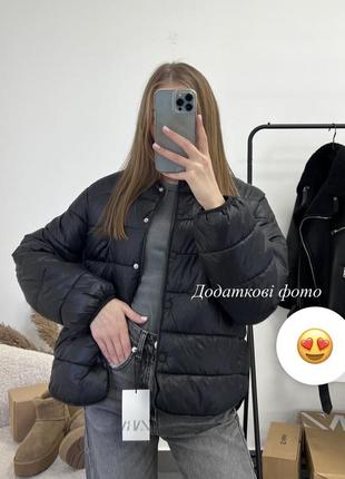 Легкая демисезонная куртка ветровка zara xs s