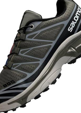 Salomon lab xt-6 black khaki4 фото