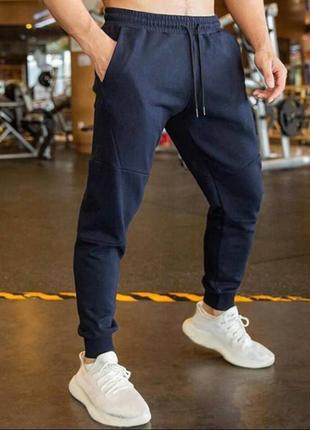 Спортивні демісезонні стильні чоловічі штани, двонитка8 фото
