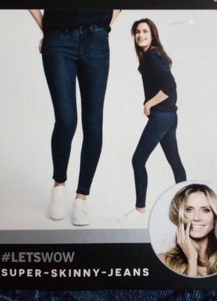 Женские джинси джинсы скинни esmara от хайди клу1 фото