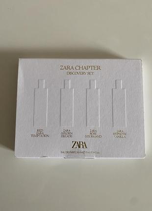 Комплект парфумів zara chapter discovery set 4 x 10 мл