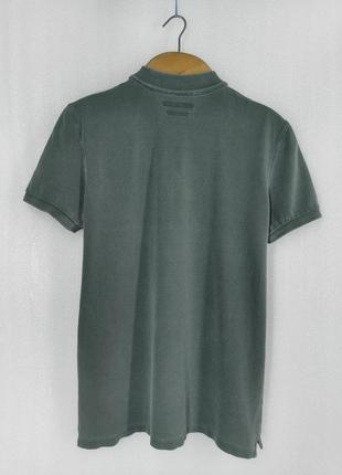 Поло marco polo серо-зеленое тенниска футболка серая зеленая3 фото