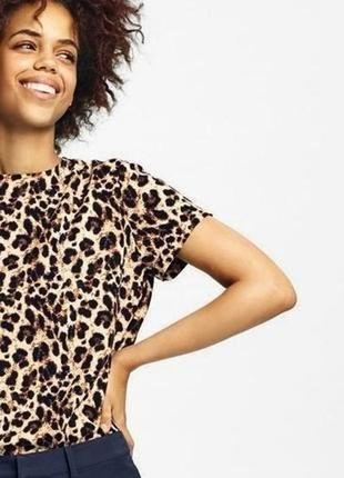 Легкая футболка леопард esmara