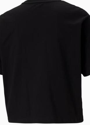 Puma оригинал футболка топ свободная стильная чорна черная модная трендовая супер2 фото