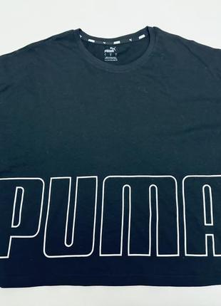 Puma оригинал футболка топ свободная стильная чорна черная модная трендовая супер3 фото