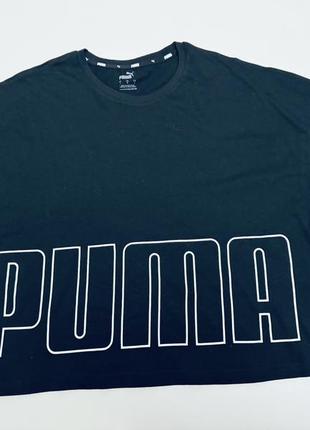 Puma оригинал футболка топ свободная стильная чорна черная модная трендовая супер4 фото