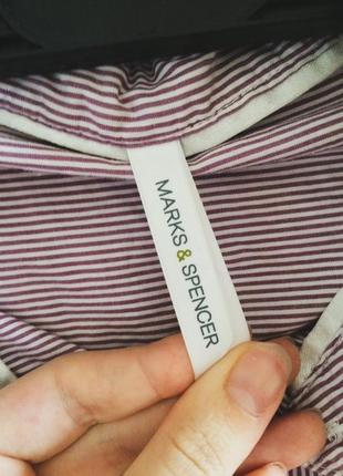 Рубашка в полоску marks&spencer9 фото