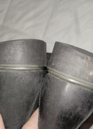 Timberland 37p. чорні нубукові чоботи на шнурках3 фото