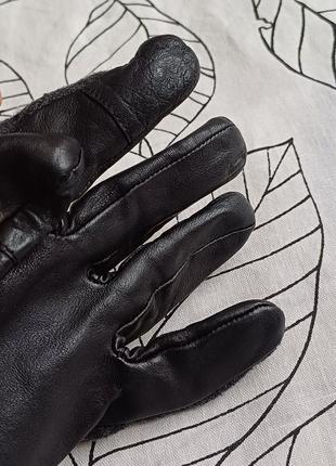 Комбіновані рукавиці шерсть/шкіра paul kehl9 фото