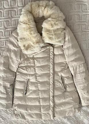 Куртка зимова з натуральним хутром3 фото