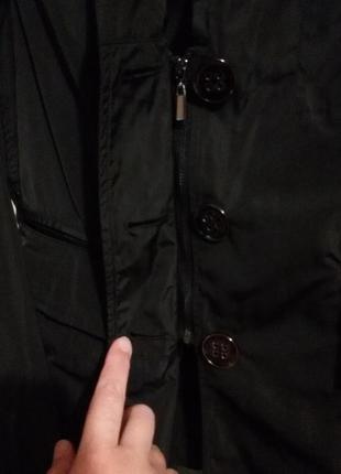 Куртка пиджак болоньевый (пог- 50 см)6 фото