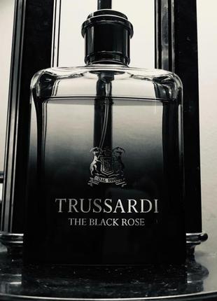 Оригинал trussardi the black rose 100ml женские духи труссарди блэк роуз / черная роза1 фото