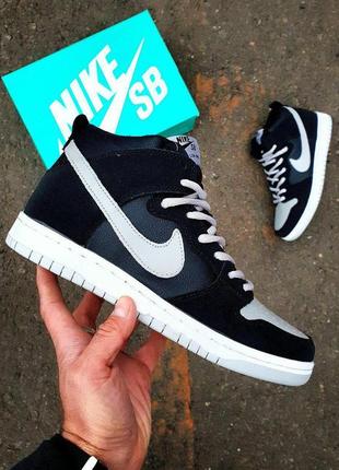 Женские кроссовки nike dunk high