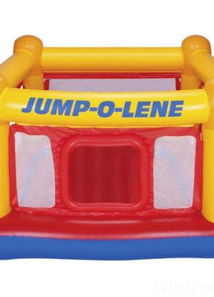 Дитячий надувний батут «jump-o-lene» intex 48260, 174x174x1122 фото