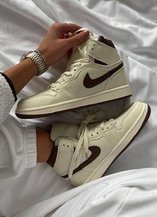 Женские кроссовки nike air jordan 1 high