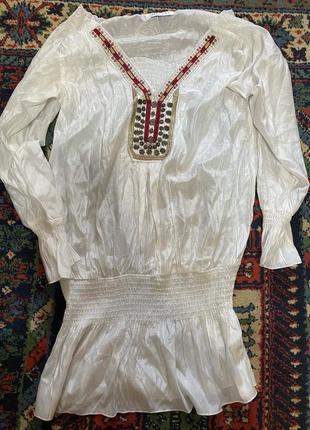 Туника,белая туника,туника белая,туника жеncкая