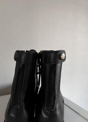 Новые кожаные демисезонные сапоги, размер 393 фото