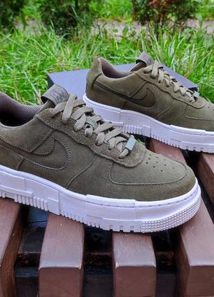 Кроссовки nike air force 1 pixel "green suede" 
(dq5570-300)
оригинал!3 фото