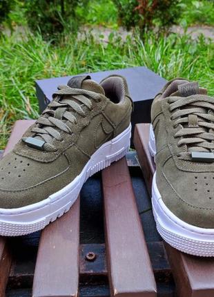 Кроссовки nike air force 1 pixel "green suede" 
(dq5570-300)
оригинал!4 фото