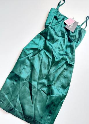 Вишукане смарагдове міні плаття / сукня5 фото