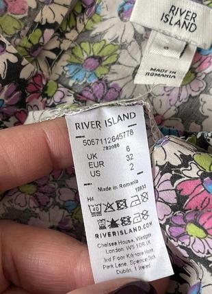 Сукня в квіточки river island р.xs/s9 фото