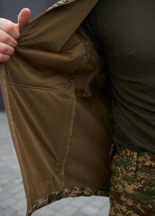 Куртка демісезонна soft shell хижак ak military8 фото